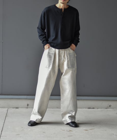 "Exclusive"ANDER HENLY NECK KNIT
