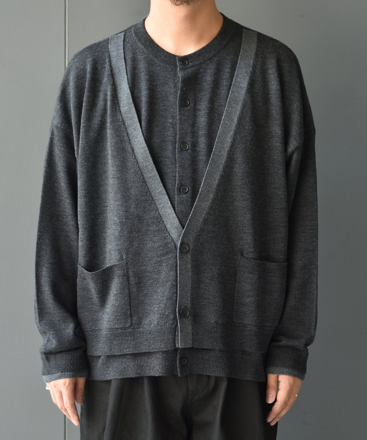 Dulcamara フェイクレイヤードニットCD | 45do｜ULTERIOR・refome