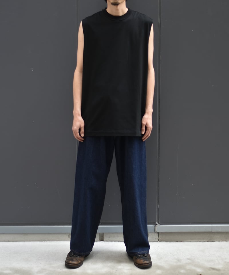 LAST1】ULTERIOR SUVIN SUEDED TENJIKU SLEEVELESS