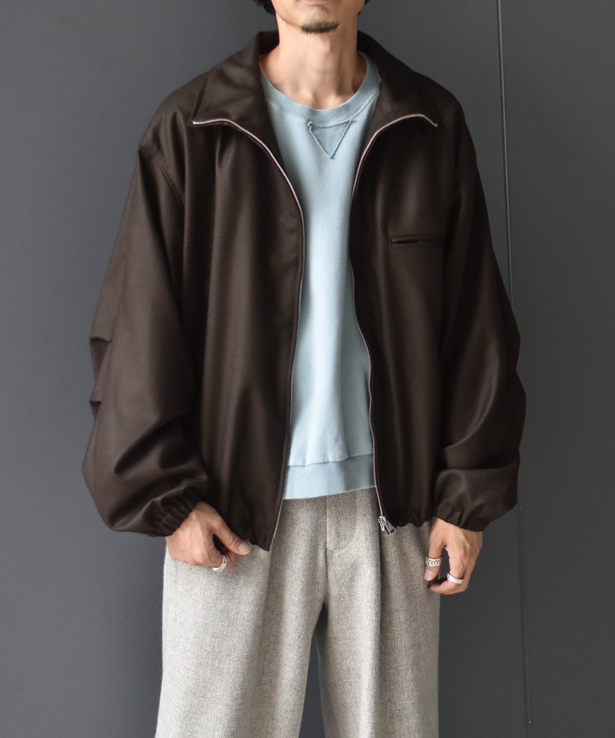 bomnpoint アウター A Cold Wall Cinch Bomber Jacket, Size Medium ACWMO240-SLATE