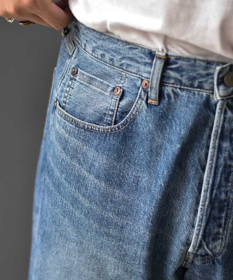 パンツ ULTERIOR VINTAGE WASHED SELVEDGE DENIM ULTERIOR VINTAGE WASHED SELVEDGE DENIM 5P PANTS | 大阪心斎橋
