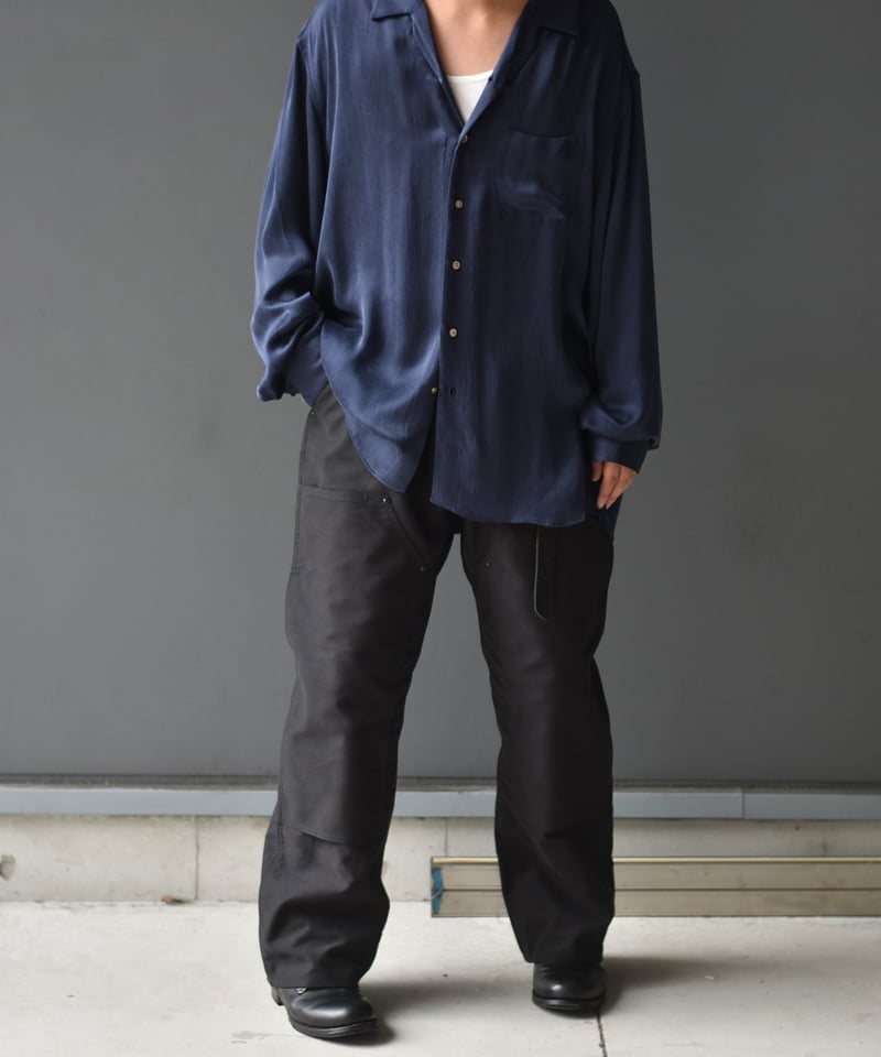 Willow Pants P-034 BLK-moleskin | 45do｜refomed・