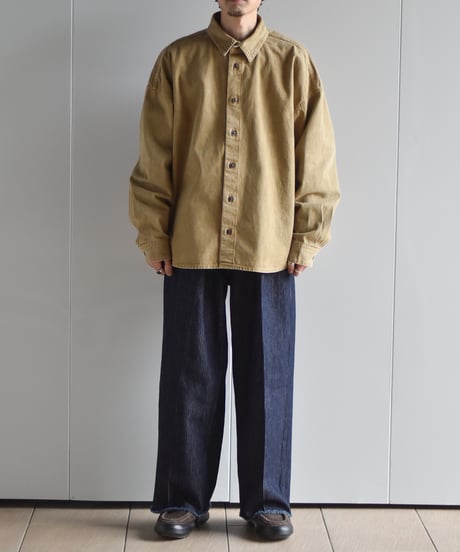 nakedgauge ZIMBABWE COTTON DENM OVERSIZED S-BLOLSON