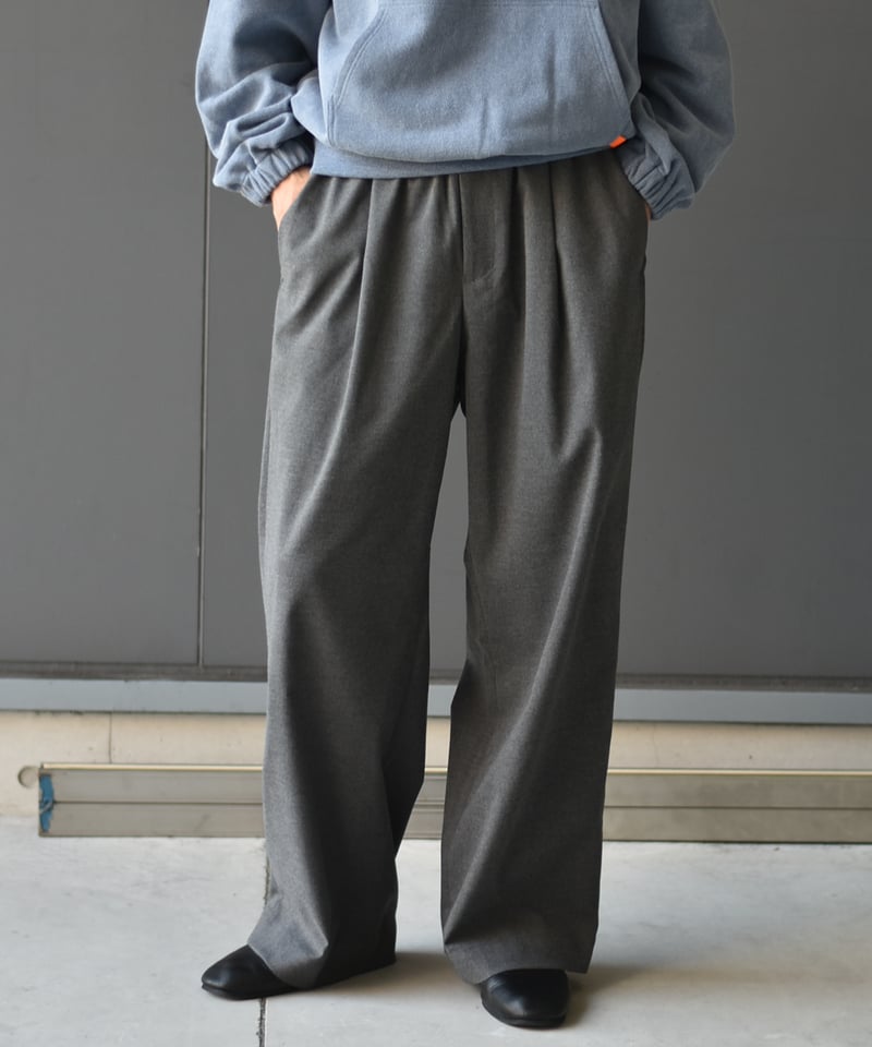 EASY SUPERWIDE BLOCK PANTS ブラック EASY SUPERWIDE BLOCK PANTS – SPECIALGUEST®