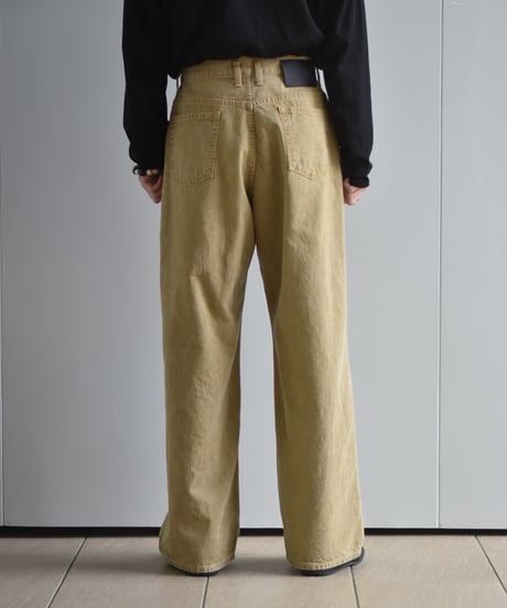 【LAST1】nakedgauge ZIMBABWE COTTON DENIM ASHLEY JEANS