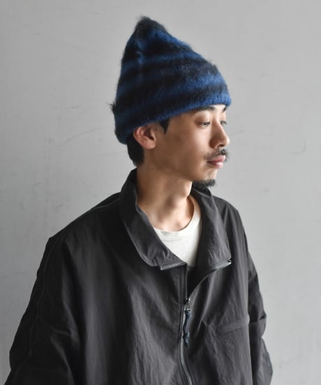 Indietro Association Mohair Border Knit Cap