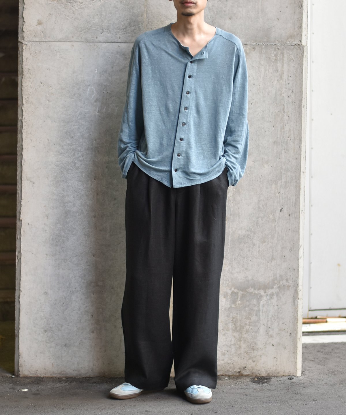 MATSUFUJI Linen Cardigan | 45do｜refomed・Gorsch・