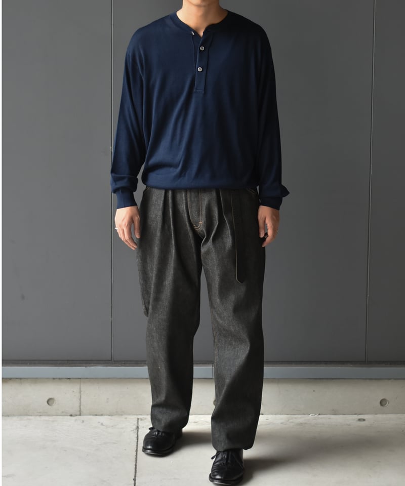 Willow Pants P-035 BLK-DENIM | 45do｜ULTERIOR・re