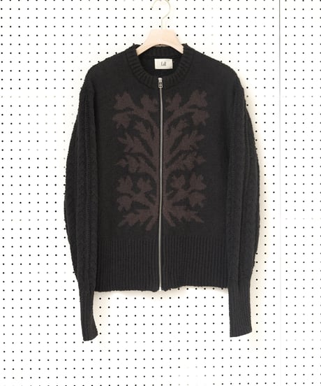 Call   PAPER-CUT KNIT BLOUSON
