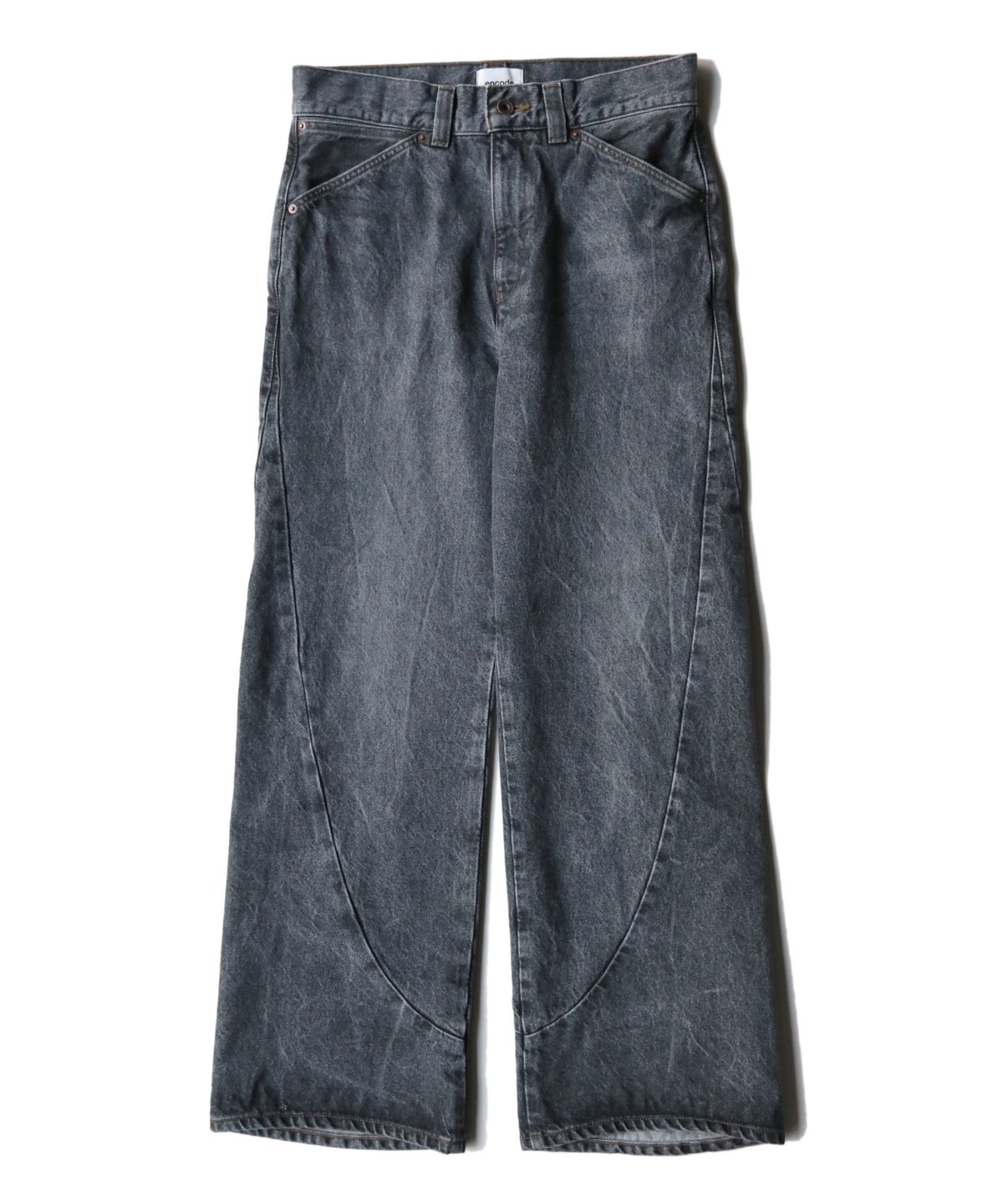 encode PROTOTYPE 3D JEANS BLACK エンコード　黒 encode PROTOTYPE 3D JEANS | 45do｜ULTERIOR・refom