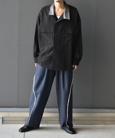 PERS PROJECTS  HAKEEM TWIST TROUSERS "TOP NAVY"
