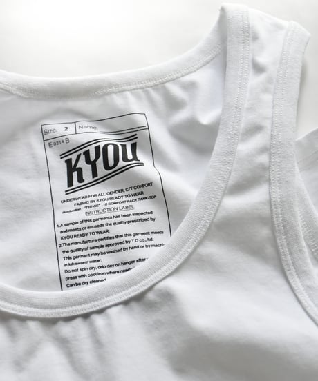KYOU "UNDERS".02 Comfort Tank Tops