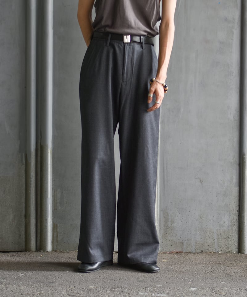 nakedgauge WOOL GABARDINE ASHLEY SLACKS | 45do