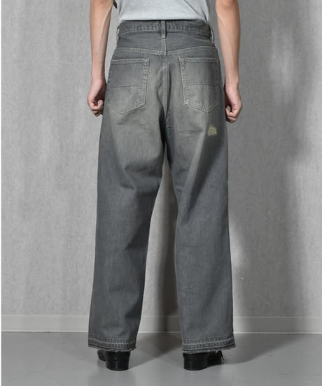 【LAST1】superNova. Selvedge wide jeans - Repair