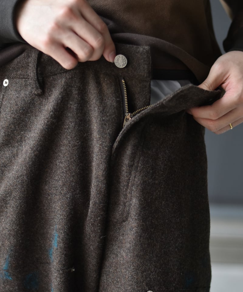 LAST1】PARANOID MELANGE PAINTER PANTS | 45do｜re