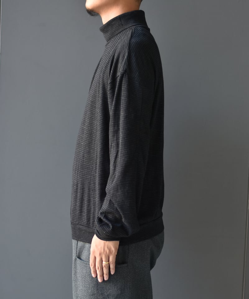 ULTERIOR SUPER FINE WOOL COTTON TURTLE-NECK TO
