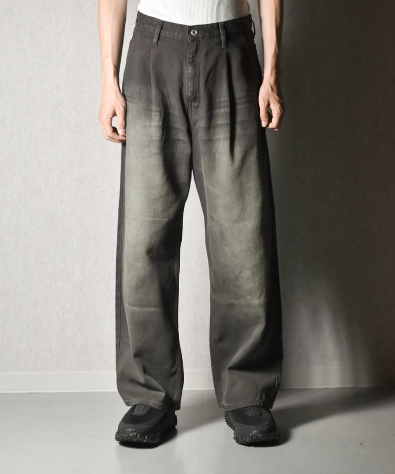 superNova. Drill twill wide jeans - Sunburn - 4