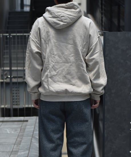 OCTANT HOODIE SWEAT-W-pigment dye