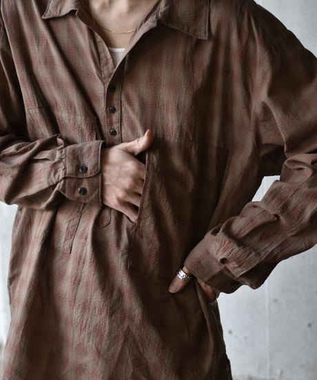 yose  COTTON SILK P/O SHIRT