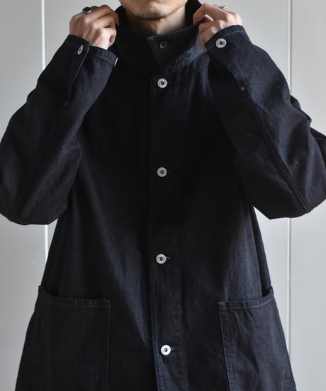 saby WORKERS JACKET TYPE TWO POCKET - 11oz Uneven yarn Denim -