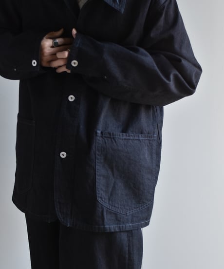 saby WORKERS JACKET TYPE TWO POCKET - 11oz Uneven yarn Denim -