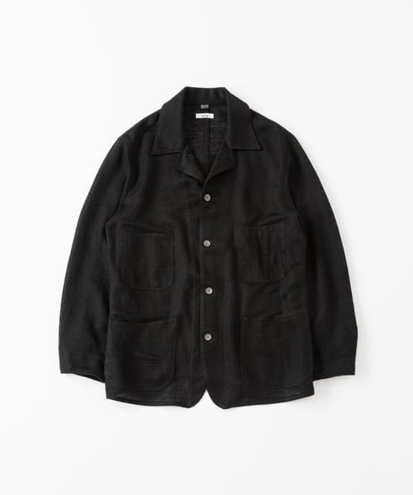 saby WORKERS JACKET TYPE S.B - Bishu Japan Linen Mesh Jacquard FAB -