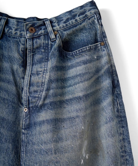 refomed FRESH MAN DENIM WIDE PANTS "PAINT"