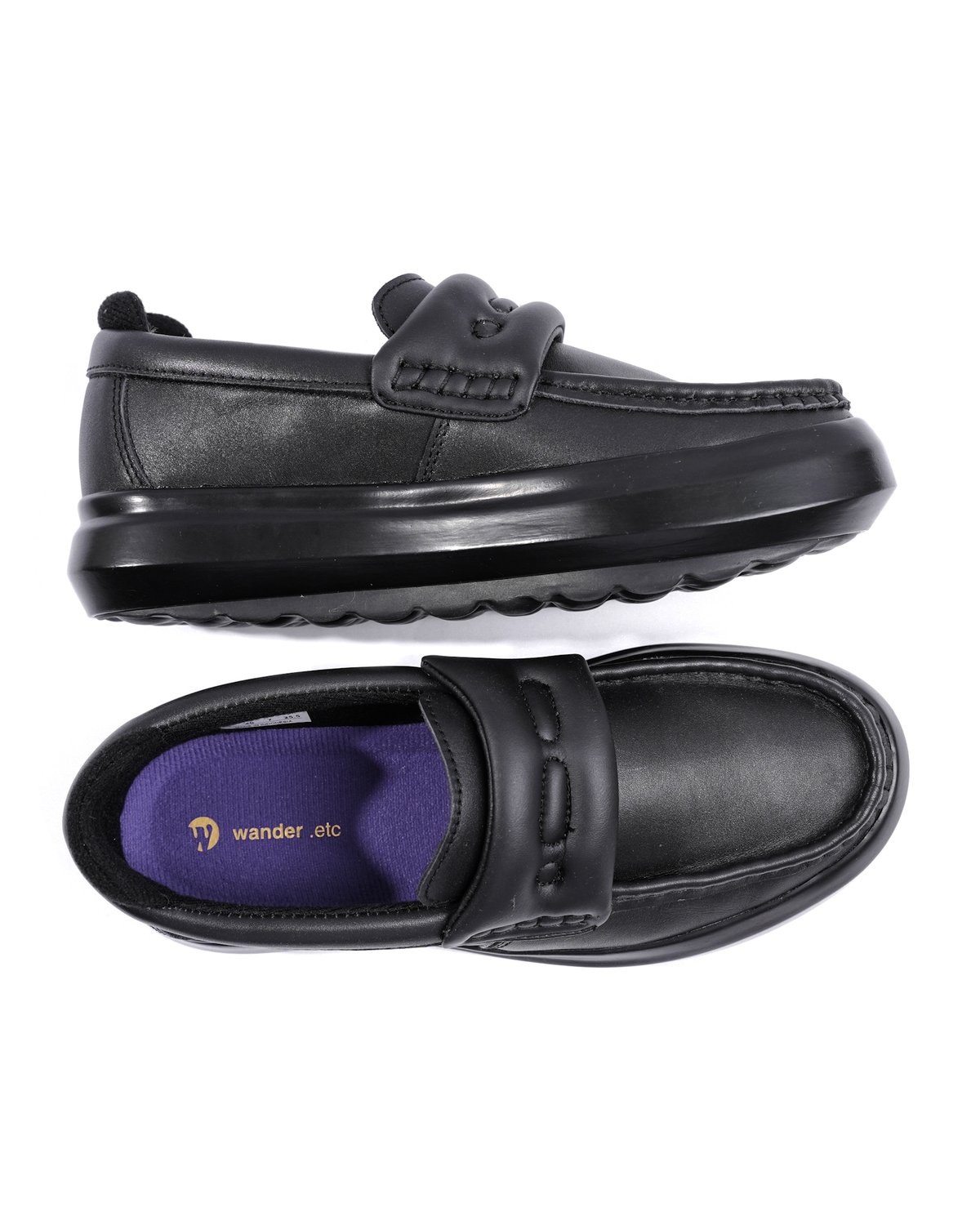 wander .etc UpTown ローファー BLACK Wander .etc UPTOWN | 45do｜ULTERIOR・refomed・Gors