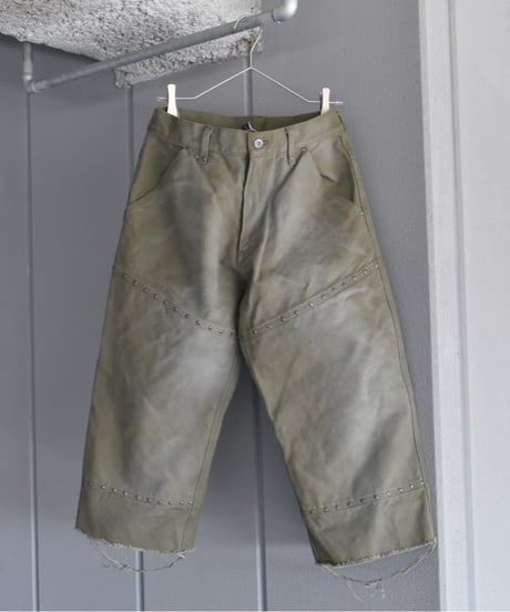 NAM Cropped Work Pants - Gel Studs