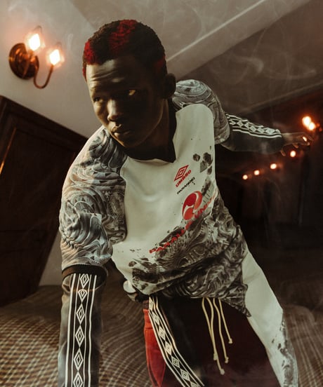 【PARANOID×UMBRO】OVERLAP L/S GAME SHIRT