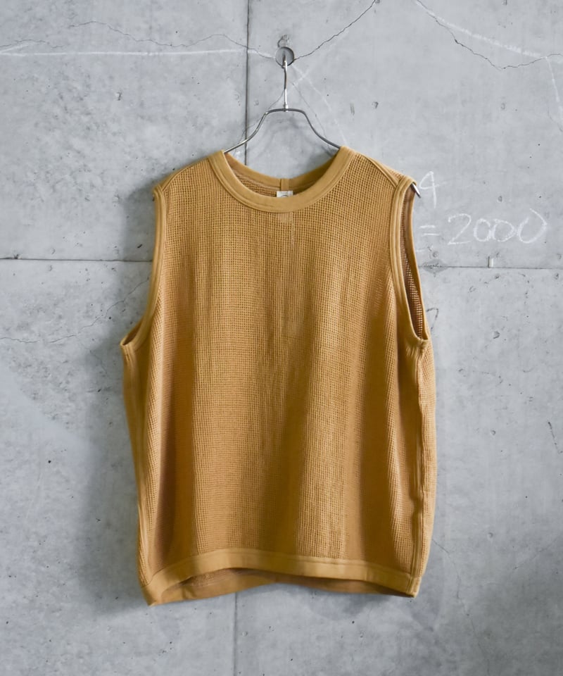 O project SLEEVELESS TEE / COTTON MESH | 45do｜