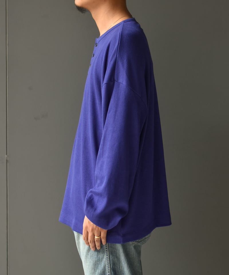 トップス ULTERIOR C/CASH HONEYCOMB HENLEY-NECK C/CASH HONEYCOMB HENLEY-NECK TOP - ULTERIOR – C THE C
