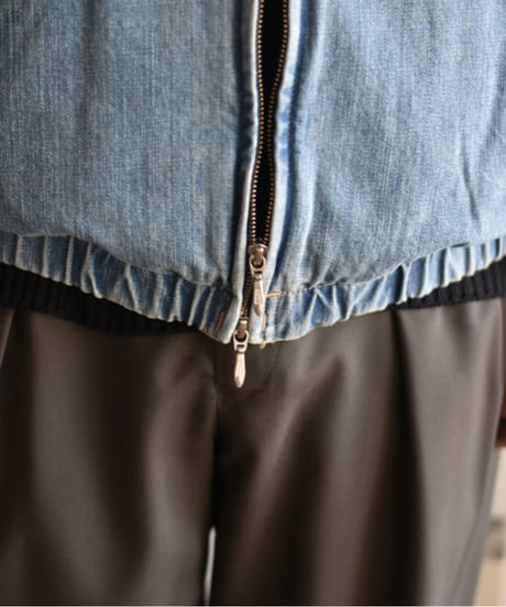 superNova. Denim track jacket - Old vintage wash / Light indigo