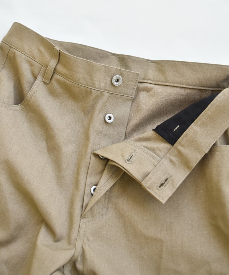 Willow Pants P-020 khaki | 45do｜refomed・Gorsch・