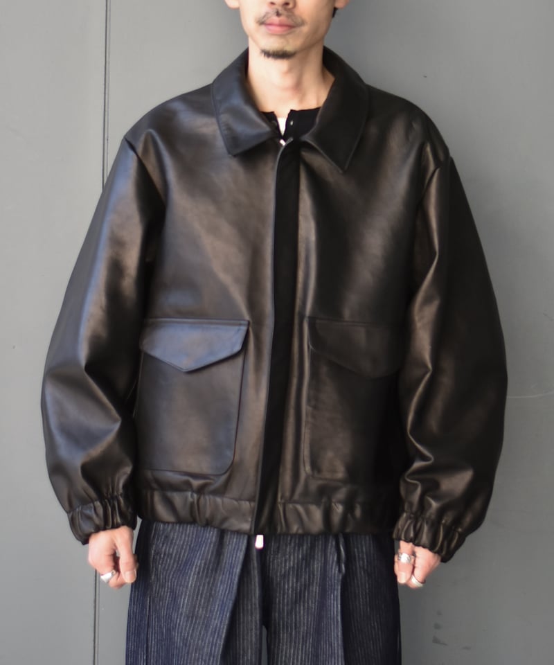 superNova. Leather flight jacket - Horsehide /