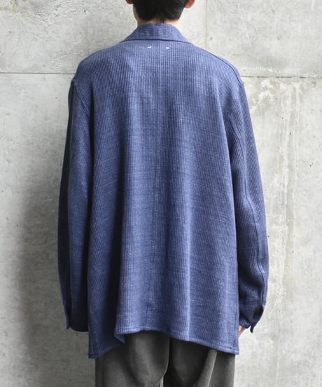 saby WORKERS JACKET TYPE S.B - Bishu Japan Linen Mesh Jacquard FAB -