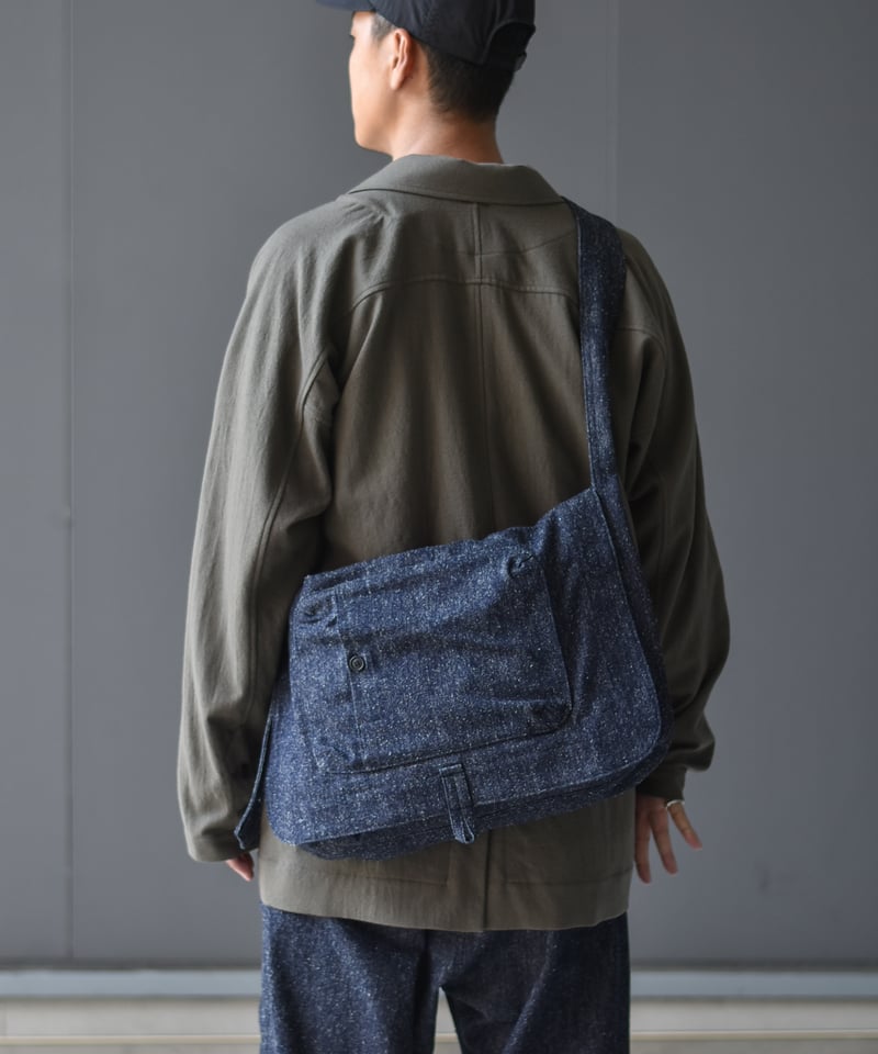 O project CARRIER BAG / SILK NEPPED DENIM | 45d