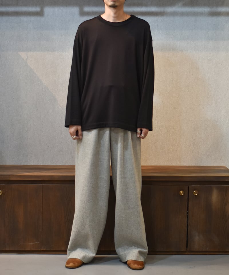 【Gorsch】Summer Wool Knit Pullover Gorsch the merry coachman Summer Wool Knit Pull
