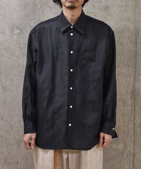 nezu yohinten ストライプシャツ スタンドカラーストライプシャツ ｜Du_Tango（デュ・タンゴ