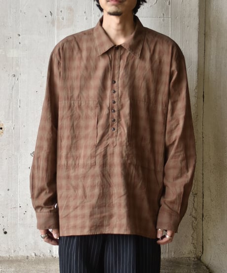 yose  COTTON SILK P/O SHIRT