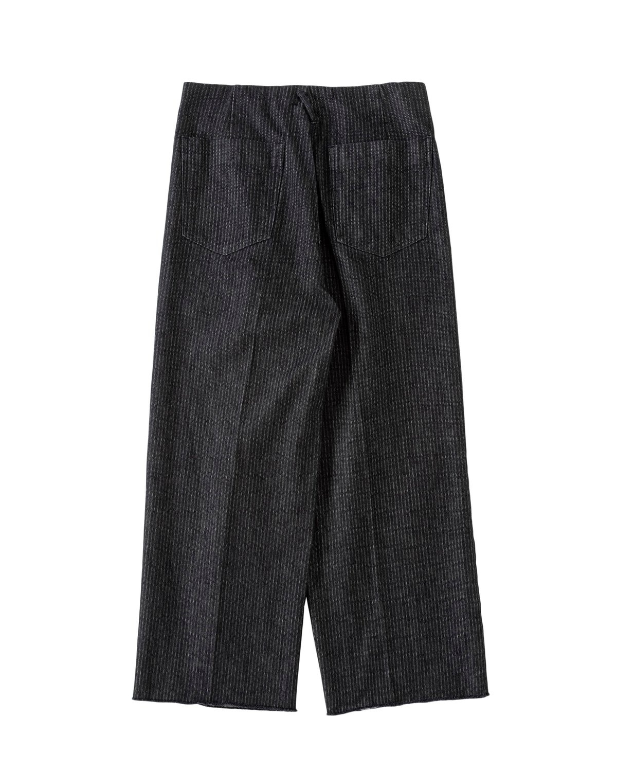 saby STRIPE DENIM TUCK BAGGY-one wash- | 45do｜U