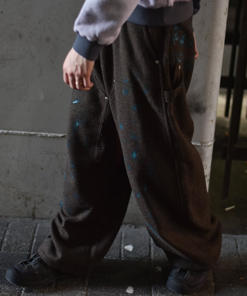 LAST1】PARANOID MELANGE PAINTER PANTS | 45do｜re