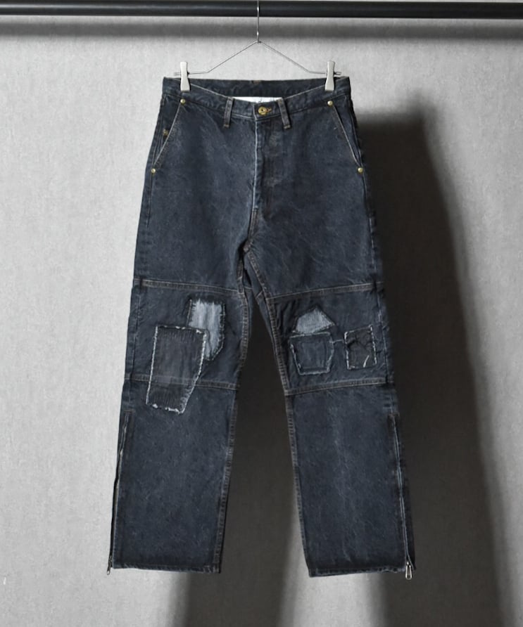 ちびすけ！2wayパンツ☆スウェットパッチワークＸデニムＸジャージ☆♪ KYOU ”LUMBERJACK