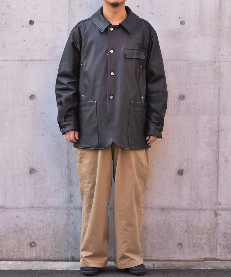 CCU WORK JACKET - GOAT SKIN | 45do｜ULTERIOR・ref