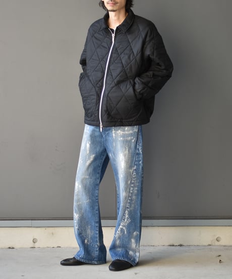 encode PROTOTYPE 3D JEANS  SILVER PAINTING