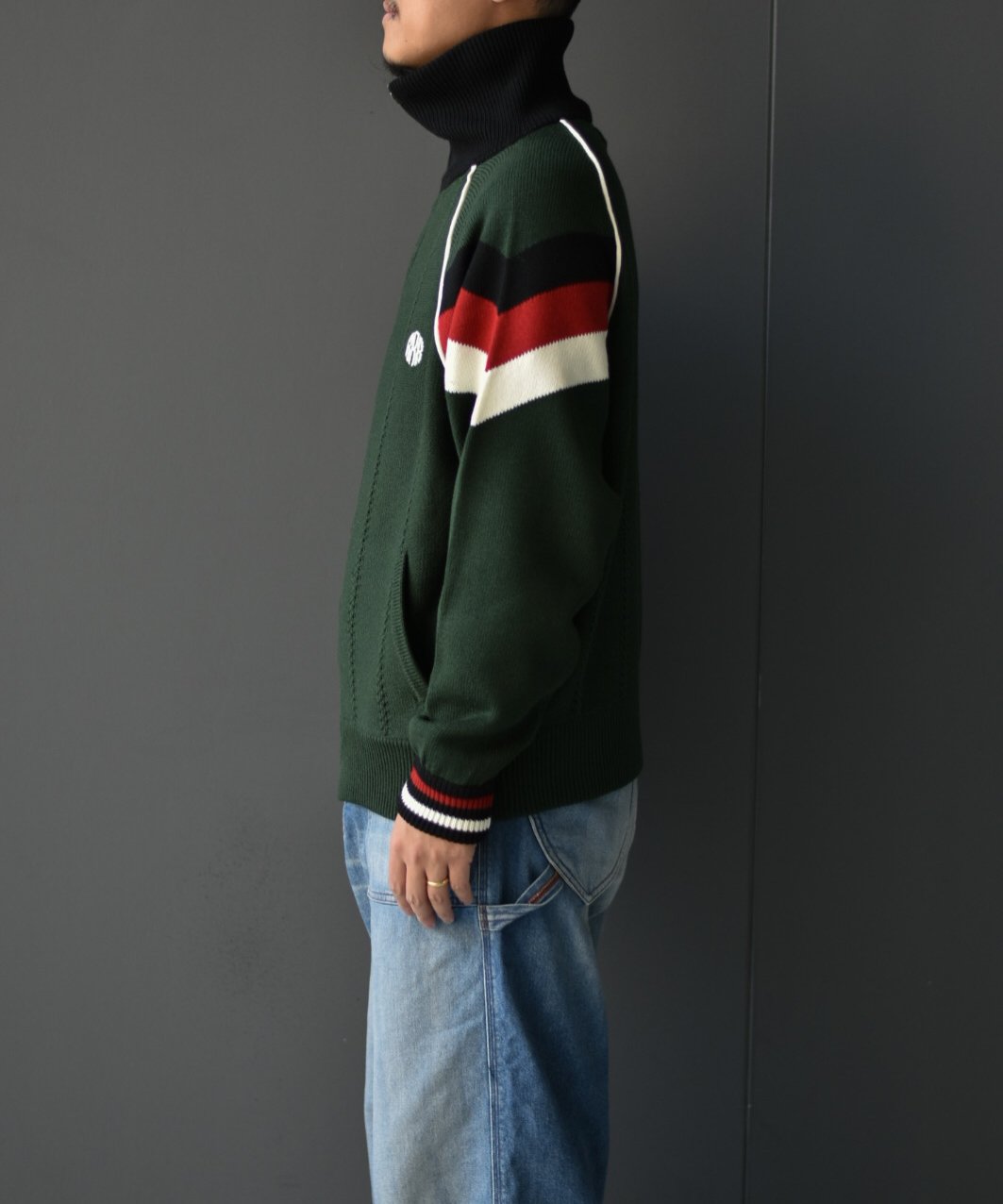 LAST1】RICE NINE TEN KNITTED TRACK JACKET | 45