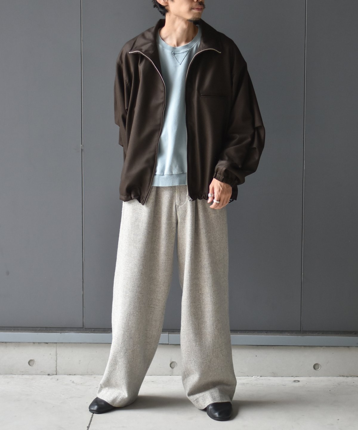 LAST1】ENCOMING FRONT ZIP BLOUSON | 45do｜ULTERI