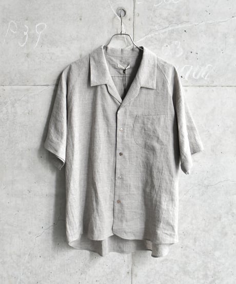 Gorsch the merry coachman Yak Mixed L/C Open Collar Raglan Short Sleeve Shirt
