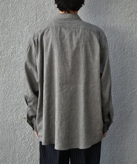 Gorsch the merry coachman  Yak Mixed L/C Wide Silhouette Open Collar Shirt