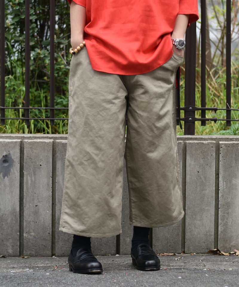 パンツ PAXY PANTS Willow Pants P-029 khaki | 45do|ULTERIOR・refome